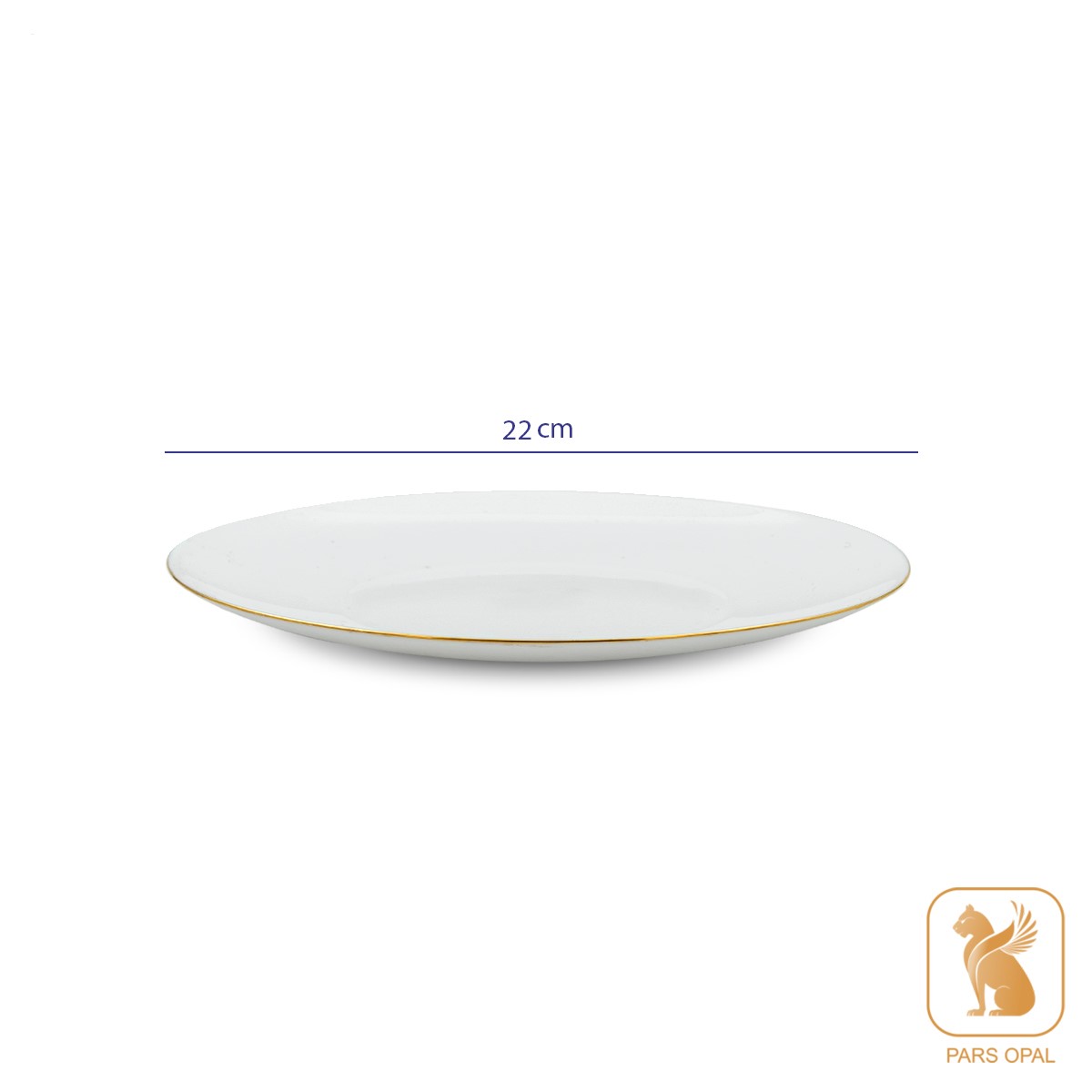 سرویس گرد لب طلا پارس اپال 6 نفره 28 پارچه