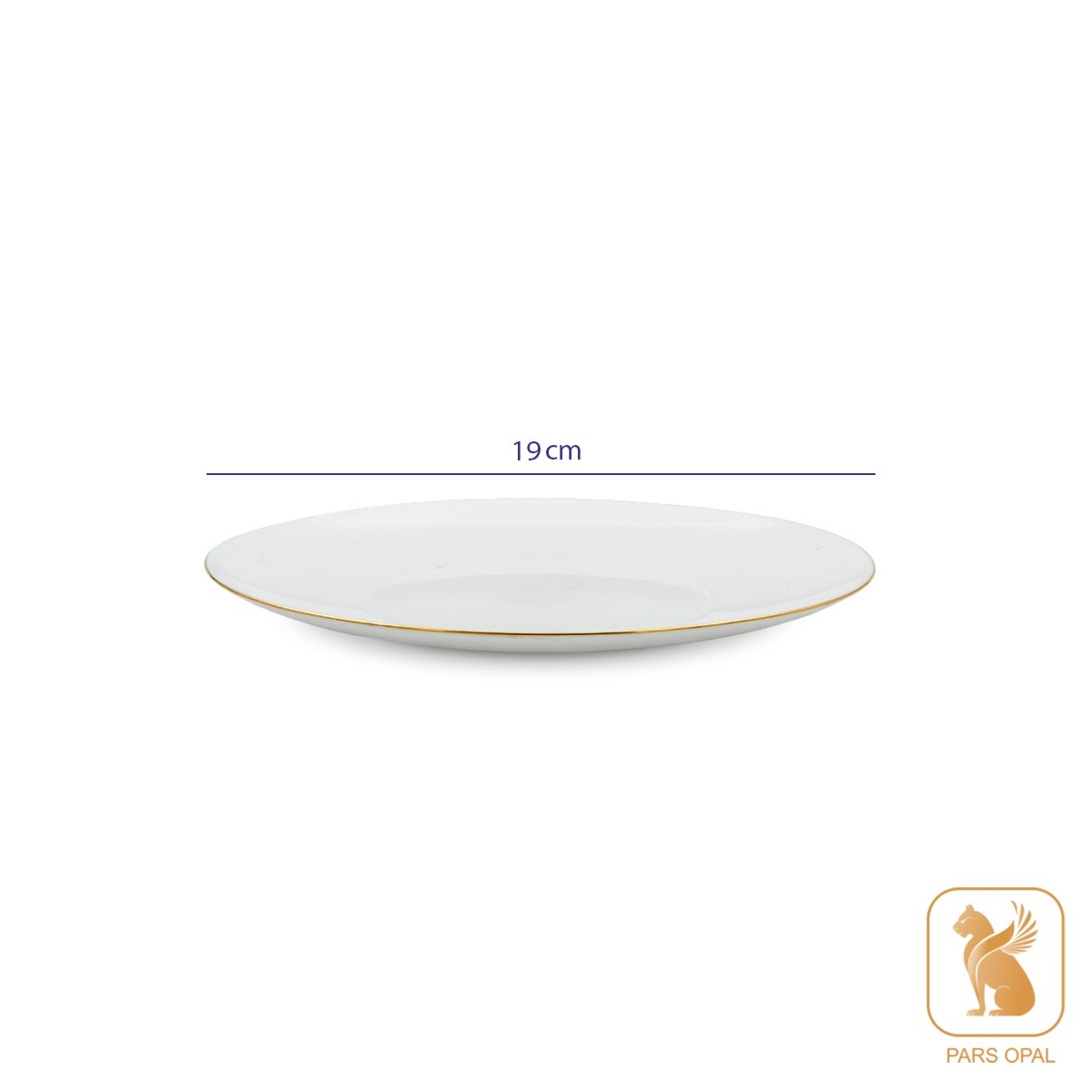 سرویس گرد لب طلا پارس اپال 6 نفره 28 پارچه