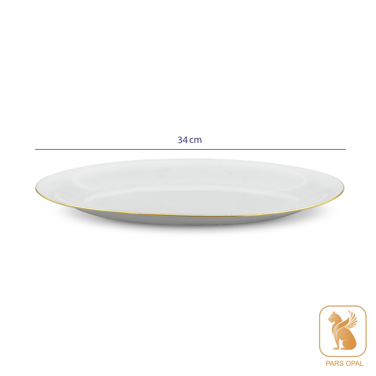 سرویس گرد لب طلا پارس اپال 6 نفره 28 پارچه